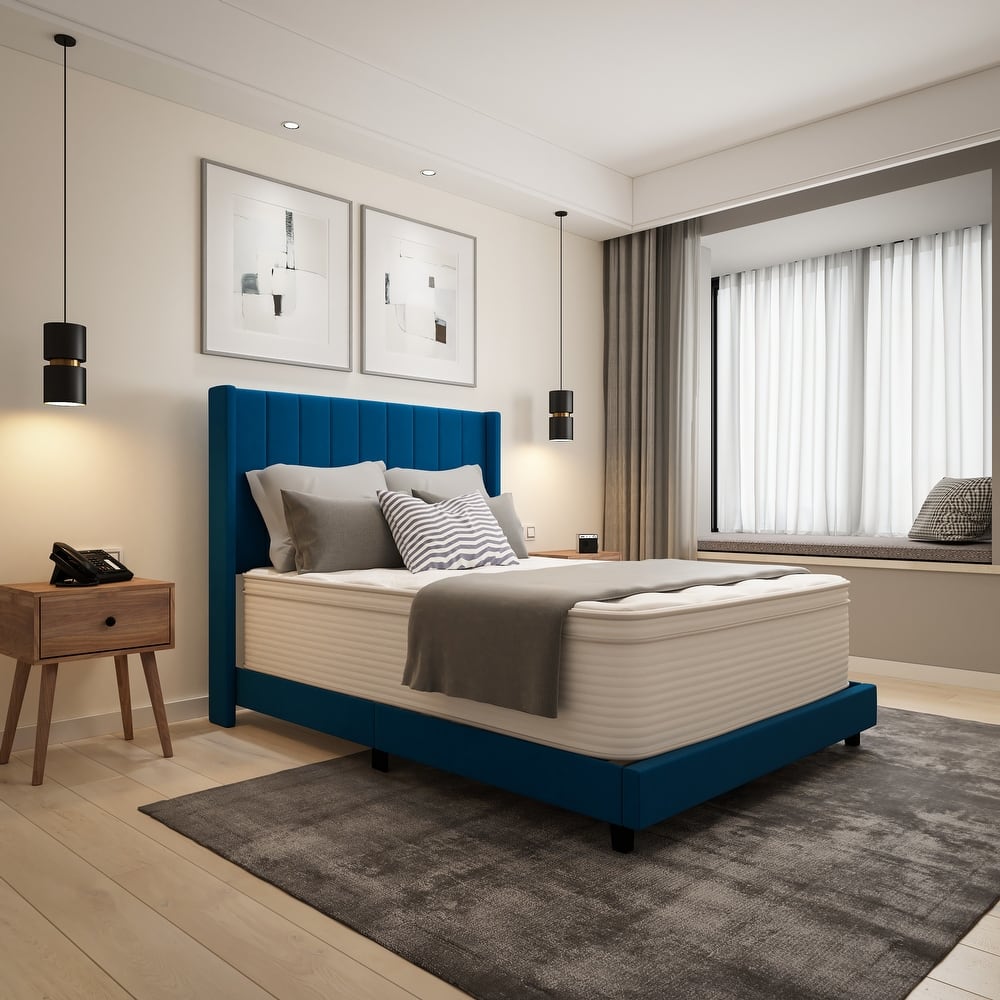 Commercial Memory Foam and Pocket Spring Hybrid Mattress in a Box