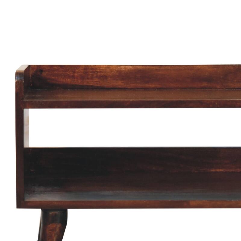 Artisan Furniture Solid Wood California Walnut Nordic Storage Bench