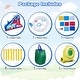 preview thumbnail 4 of 8, Gymax Inflatable Water Slide Park w/735W Blower Slide 2 Splash Pools