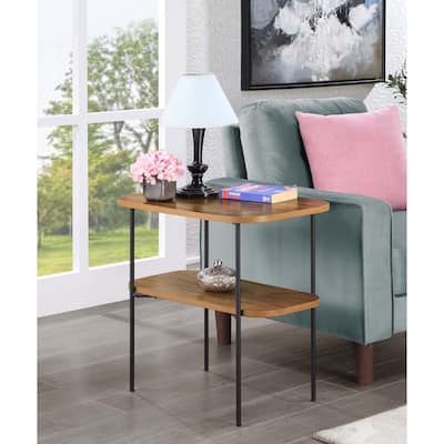 Convenience Concepts Lunar Chairside End Table with Shelf