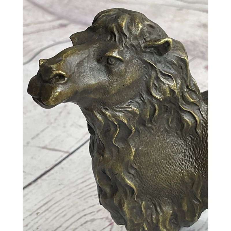 Dromedary Or Bactrian Camel Bronze Figurine Figure Statue Sculpture Original Milo 8.5 Inches X 12 Inches