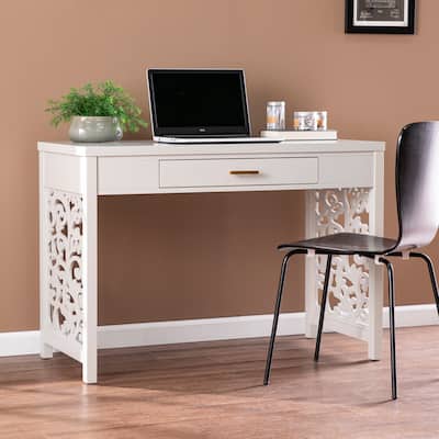 Modern Simple Style Office Desk,Writing Desk w/ Storage