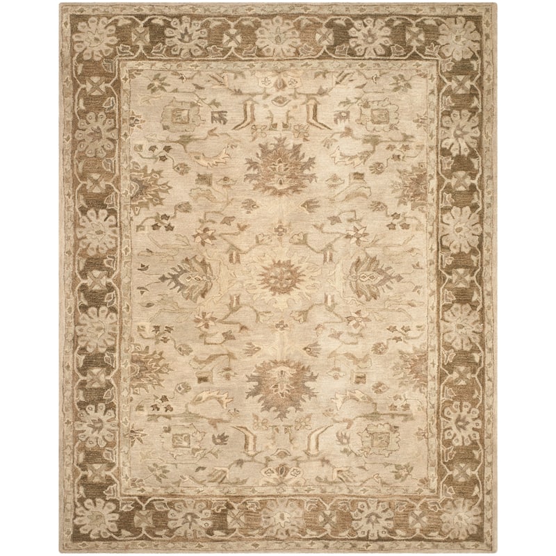 SAFAVIEH, Handmade Anatolia Patricie Traditional Oriental Hand-spun Wool Rug