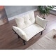 preview thumbnail 17 of 22, Sonix Flared Arms Modern Comfortable Loveseat With Removable Cushions