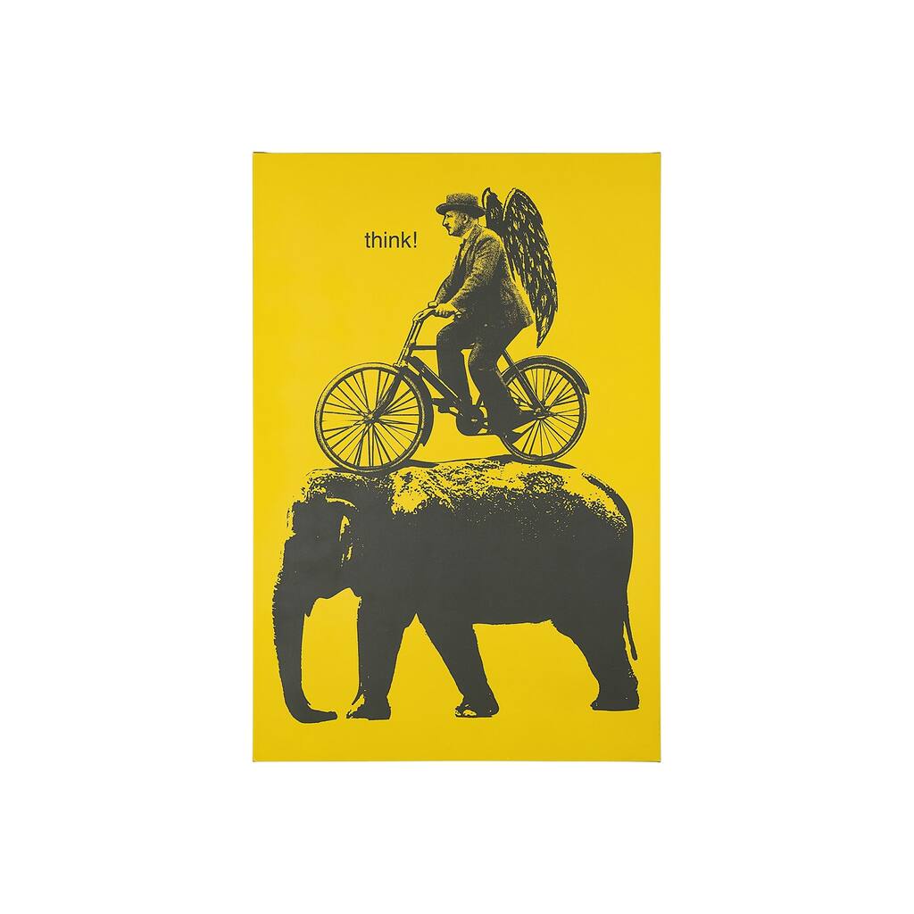 Think (45 x 30) Canvas Art Print