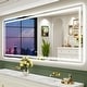preview thumbnail 41 of 40, UL Certified Full Size Front & Back LED Lighted Anti-fog Tempered Glass Wall Bathroom Vanity Mirror, 3-Year Warranty 88" x 38"