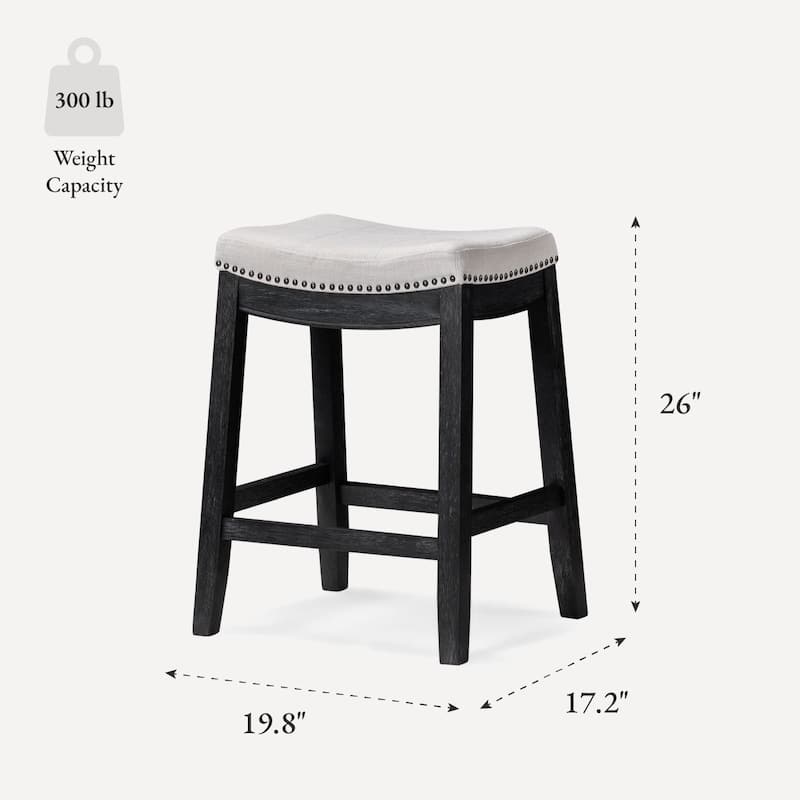 Maven Lane 26" Sophia Backless Counter Height Kitchen Stool