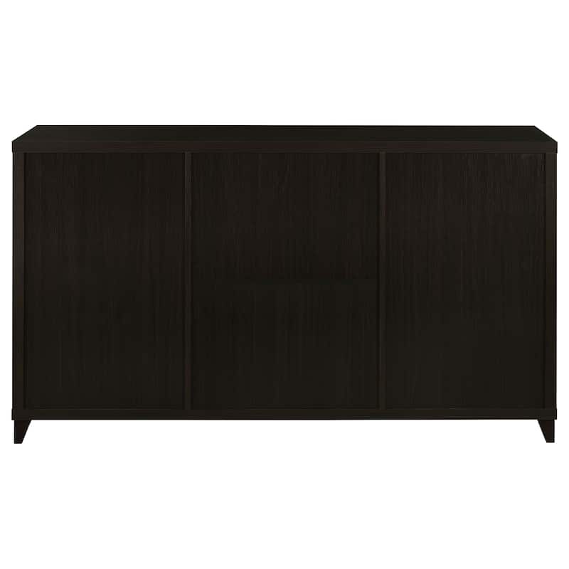 Lewes Cappuccino 2-door TV Stand with Adjustable Shelves