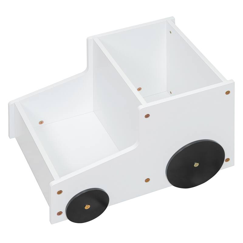 Twin Wooden Loft Bed with House Frame Slide Ladder and Storage Shelves