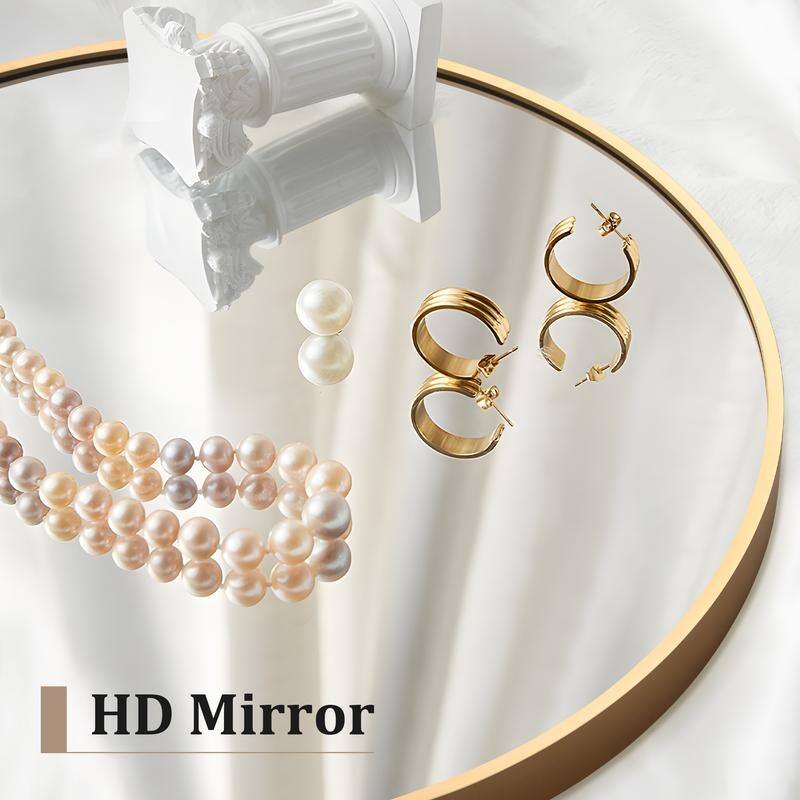 Arch Bathroom Wall Mirror Large Metal Frame Wall Mounted Mirror for Bedroom Living Room Dresser Entryway Decor