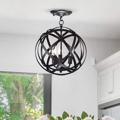 Eucryphia 3-Light Semi-Flush Mount