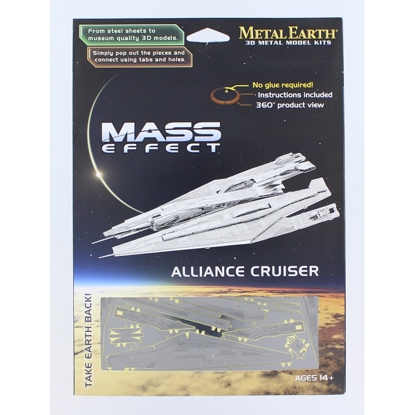 Mass Effect 3D Laser-Cut Model Alliance Cruiser - multi