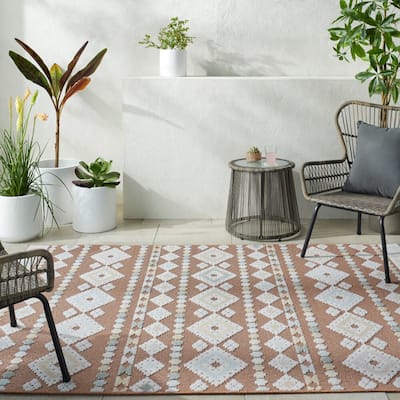 Livabliss Lakeside Coastal Indoor/Outdoor Area Rug