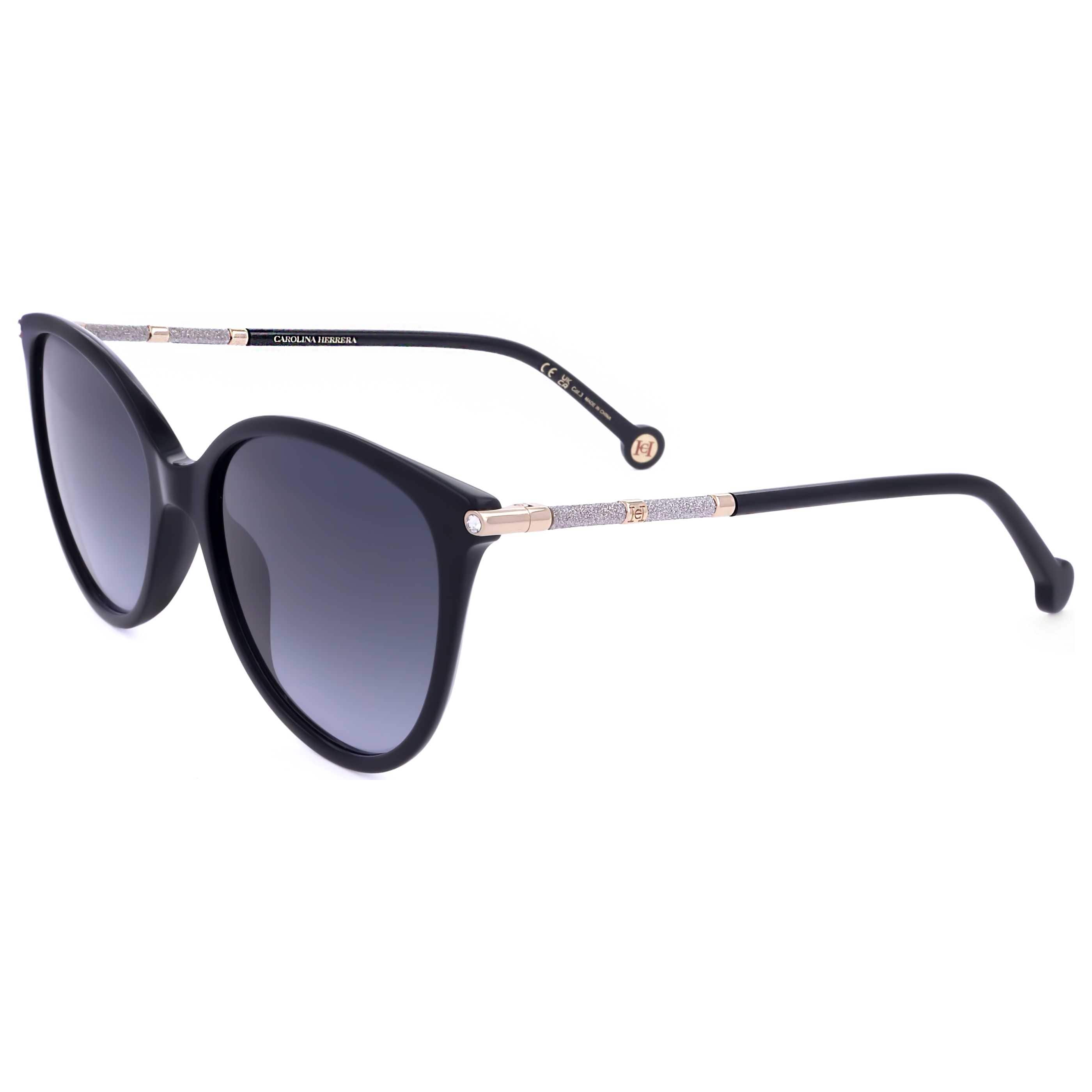 Carolina Herrera Women's 57mm Black Gold Sunglasses HER0189-G-S-2M2-57