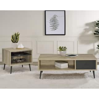 Balboa Distressed Pine 2-piece Coffee and End Table Set