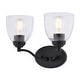 preview thumbnail 8 of 10, Bellwood Traditional Bathroom Vanity Wall Lighting Fixture, Glass Shade, Dimmable, LED Compatible, Over the Mirror Mount