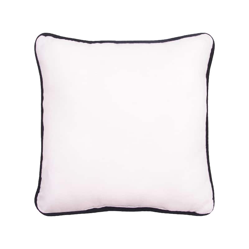 Buzzing Bumble Bees "Home Sweet Home" Accent Pillow, 10" x 10"