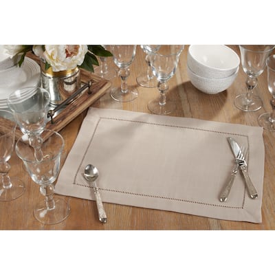 Classic Hemstitch Border Placemat (Set of 12)