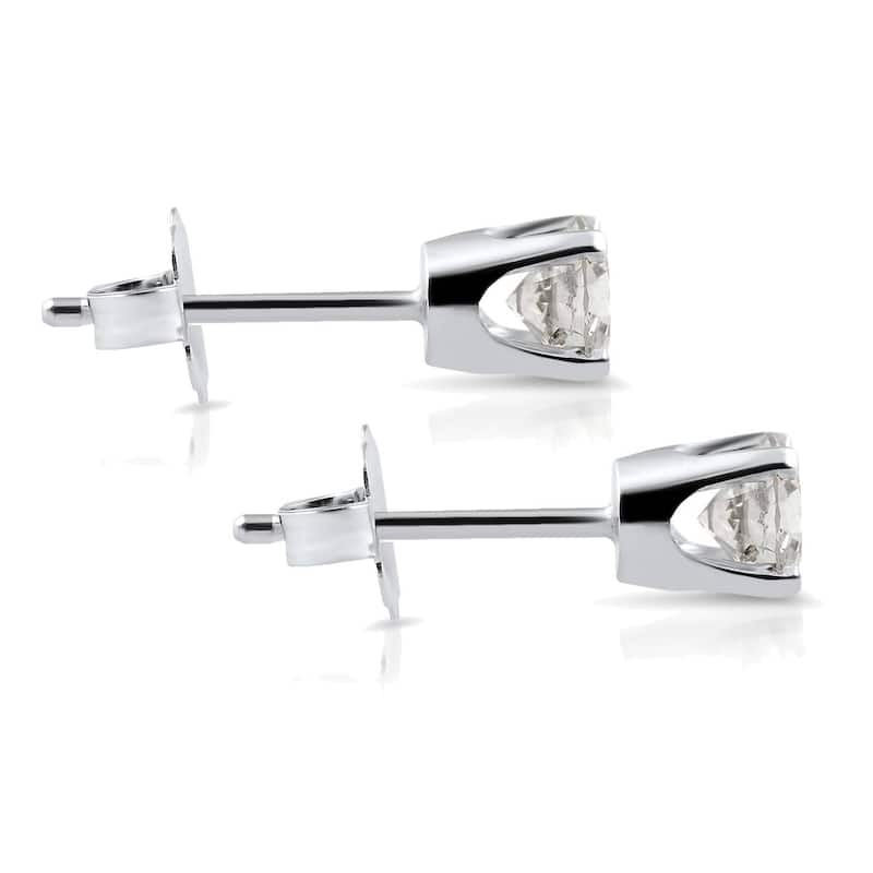 3/8ct Diamond Studs White Gold