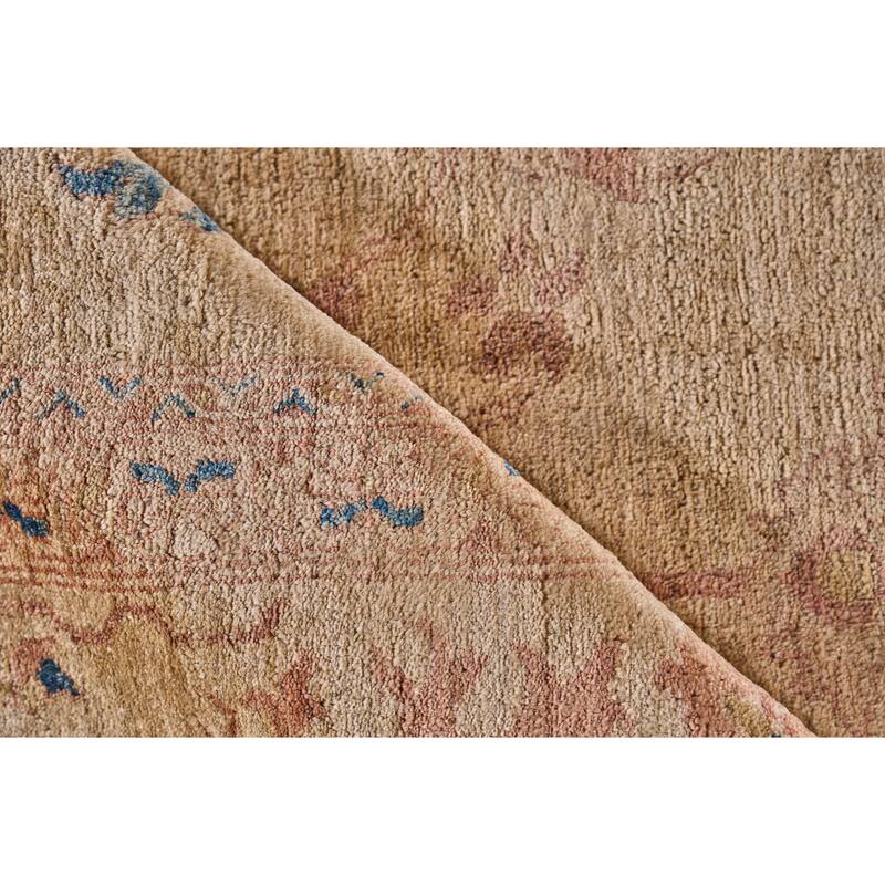 EXQUISITE RUGS ONE-OF-A-KIND Antique Weave Ziegler Hand Knotted BEIGE Rug - 10'9"x13'6"
