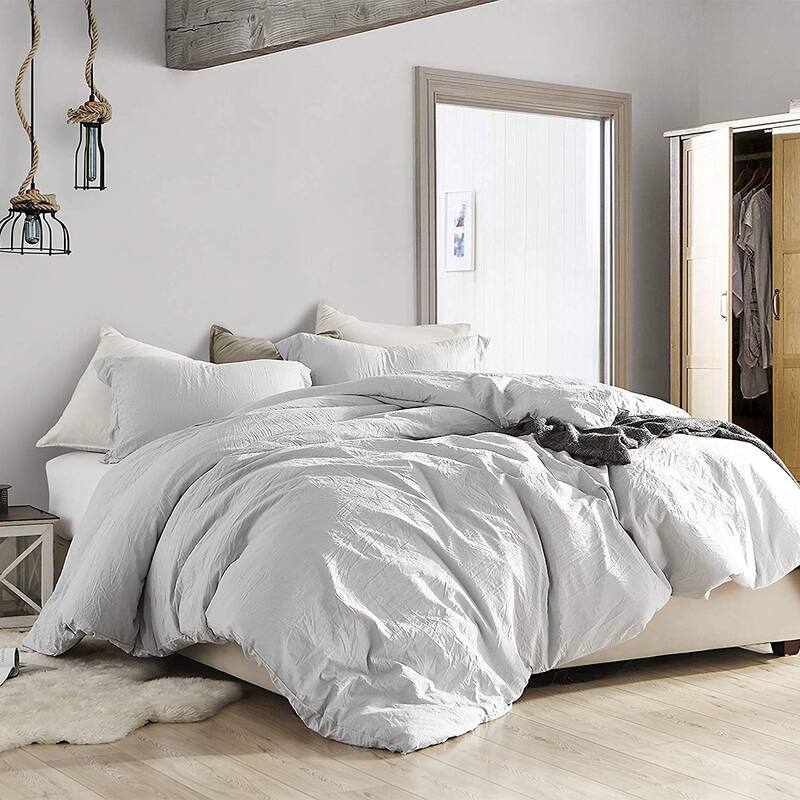 Natural Loft Twin XL Duvet Cover Set - Glacier Gray