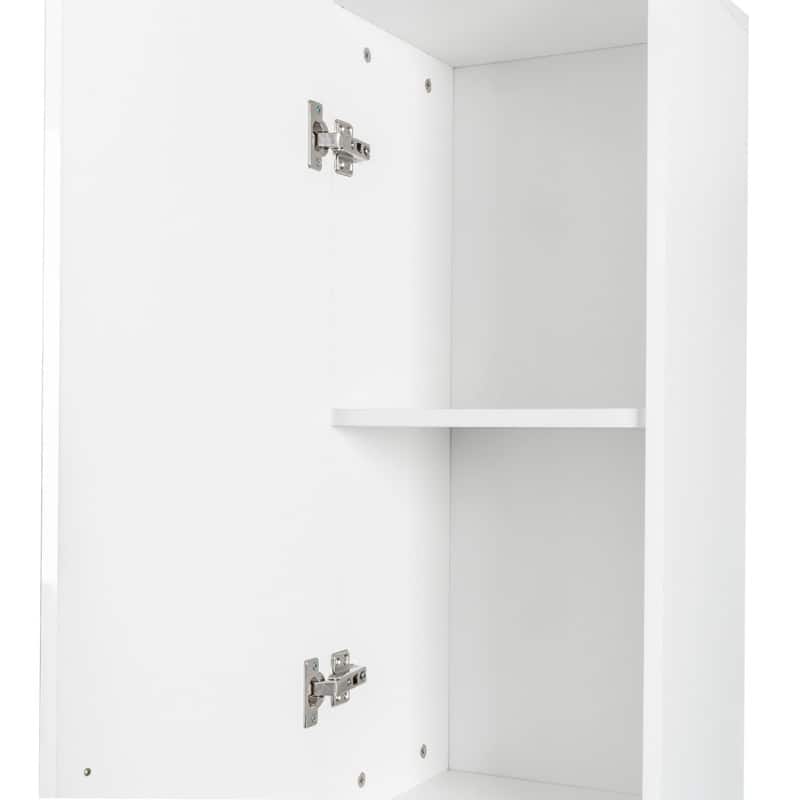 Freestanding Kitchen Cabinet with adjustable Shelves and two Doors