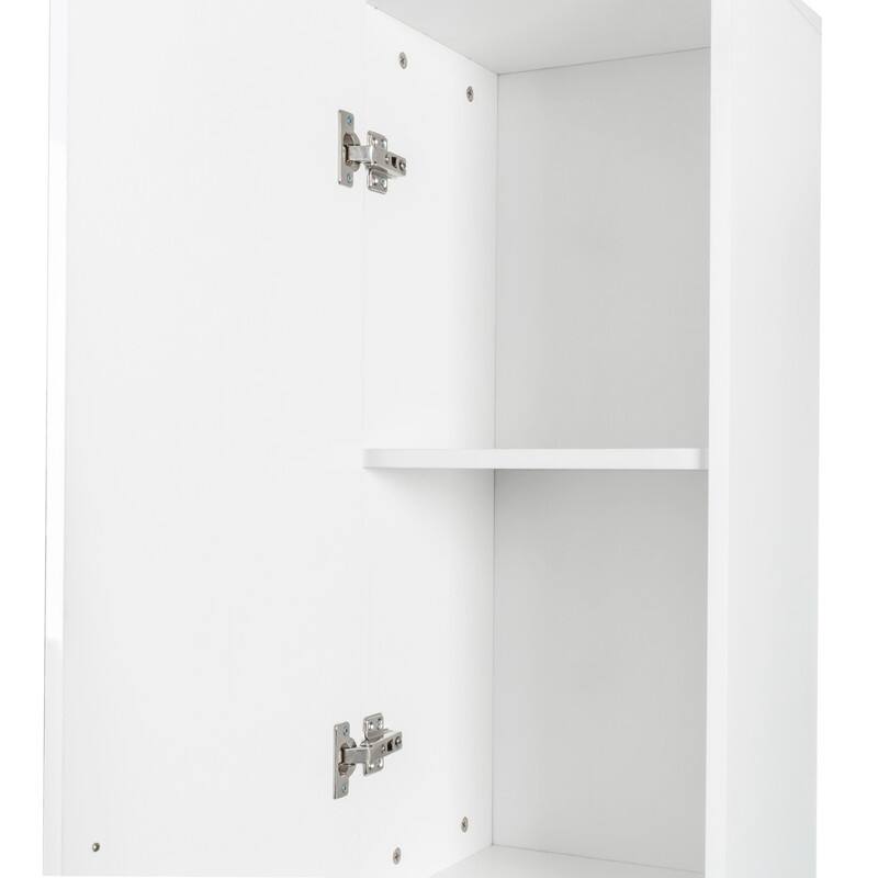 Freestanding Tall Cabinet with adjustable Shelves for Kitchen, Dining Room