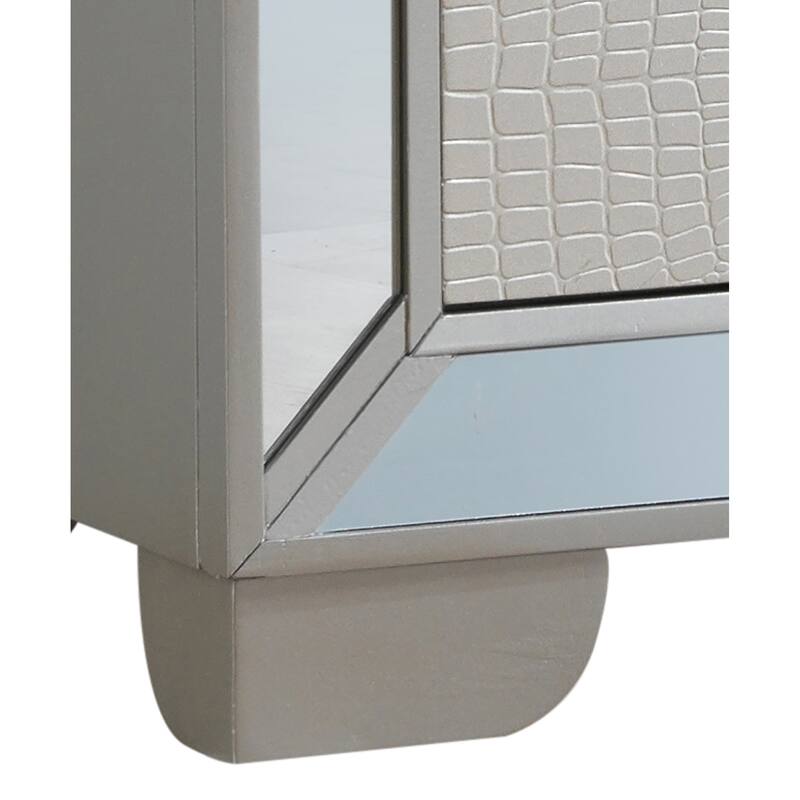 Modern Bedroom Cabinet with Two Drawers Bedside Table Storage Nightstand for Bedroom