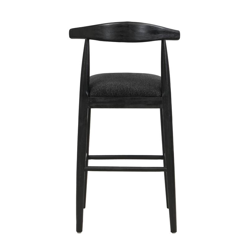 Christopher Knight Home - Tracy Modern Upholstered Bar Stool Set of 2 with Open Back in Pebble Fabric