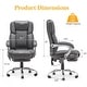 preview thumbnail 57 of 75, EROMMY Heated Massage Reclining Office Chair, 300 Lbs Capacity