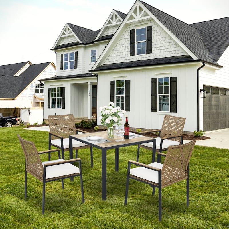 All Weather 5-Piece Patio Dining Table Sets