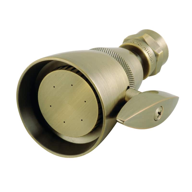 Kingston Brass Made To Match 2-1/4-Inch Adjustable Shower Head - Antique Brass