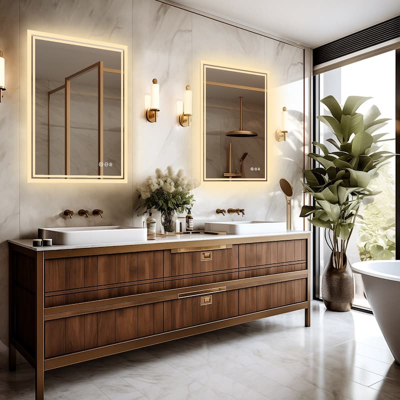 LED Illuminated Bathroom Mirror Bedroom Vanity