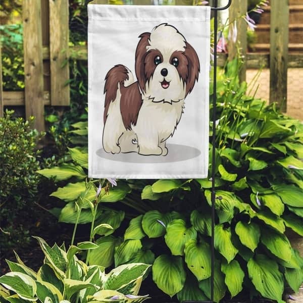 Beige Shitzu Shih Tzu Dog Pet Adorable Puppy Grooming Furry Garden Flag Decorative Flag House Banner 28x40 Inch On Sale Overstock 31372872