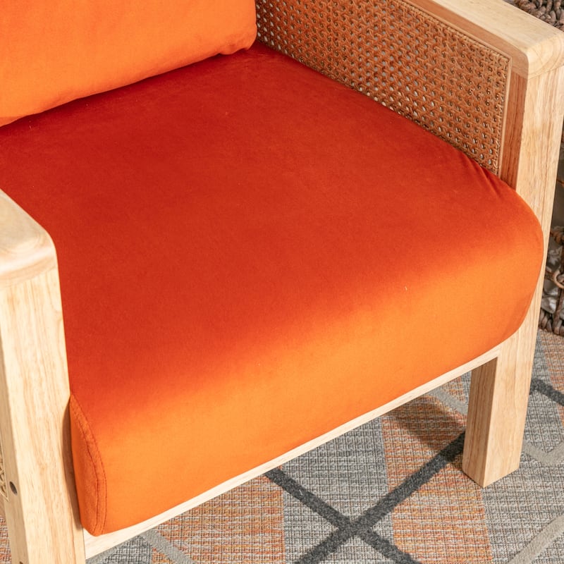 Ebello Solid Wood Accent Chair