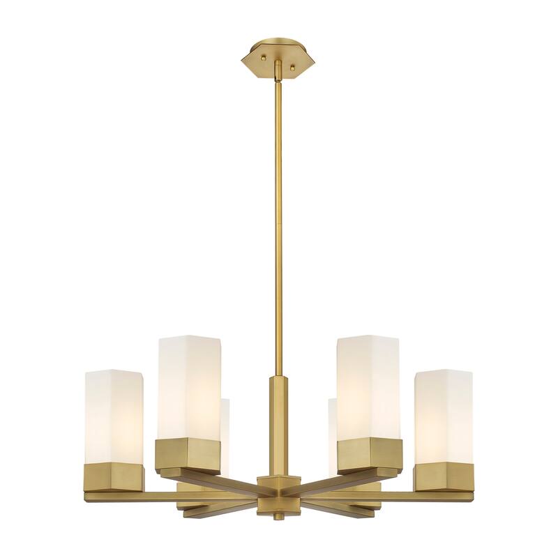 Innovations Lighting Claverack - 6 Light 9" Stem Hung Chandelier