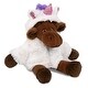 preview thumbnail 1 of 4, DolliBu Long Leg Moose Unicorn Plush Stuffed Animal Toy with Outfit - 10.5 inches