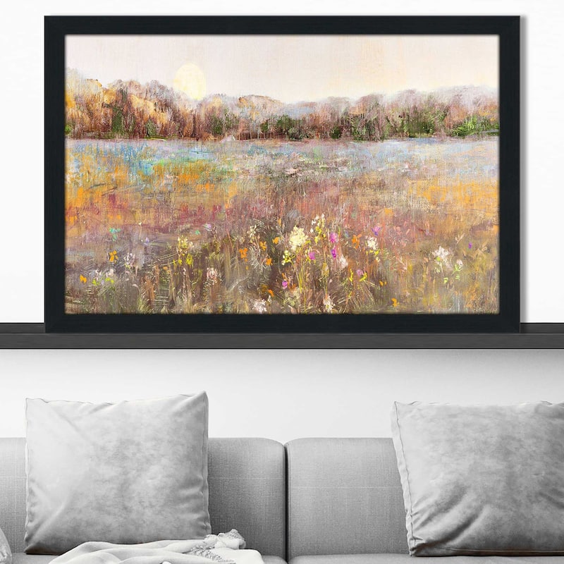 "Meadow Moonrise" by Katie Swatland Print on Acrylic