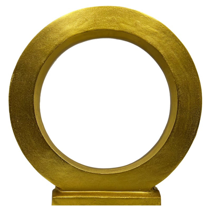 Decorative Handmade Aluminum Modern Round Sculpture