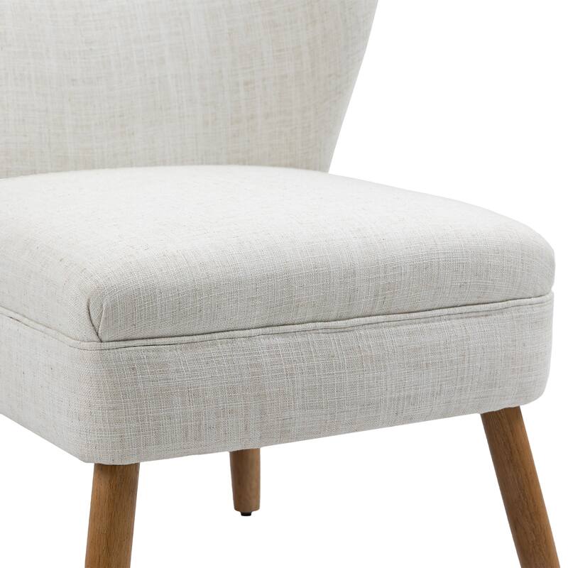 2 Set Modern Armless Accent Chair