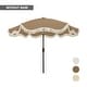 preview thumbnail 49 of 49, Clihome 9 Ft. Bohemian Fringed Patio Market Umbrella