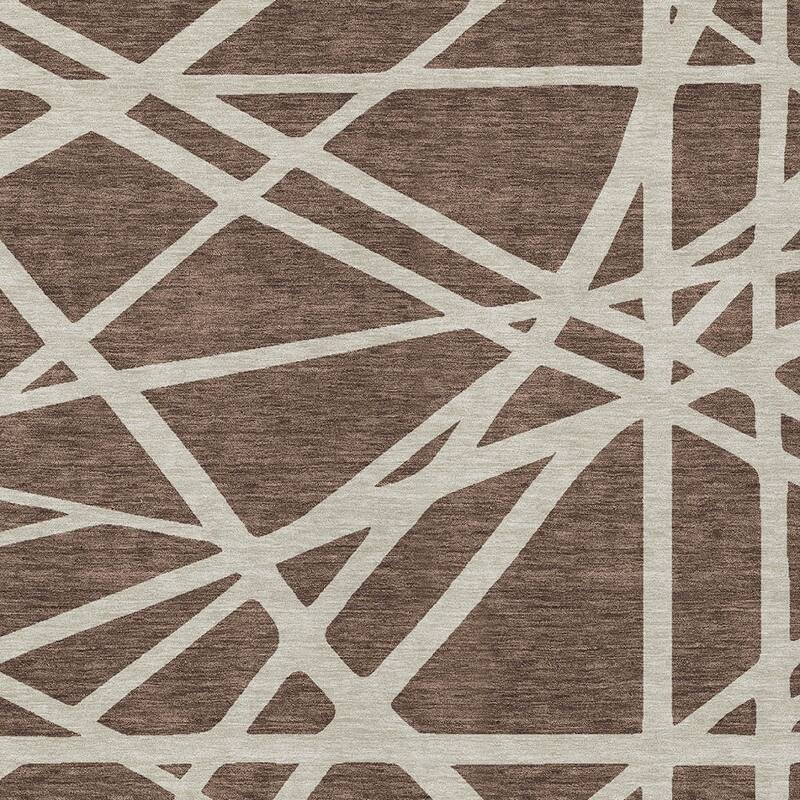 HomeRoots Geometric Transitional Rectangle Outdoor Rug