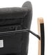 preview thumbnail 5 of 21, Teddy Upholstered Nursery Rocking Chair with High Backrest