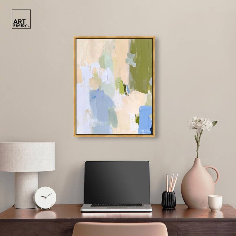 Clover Frost Canvas by Art Remedy