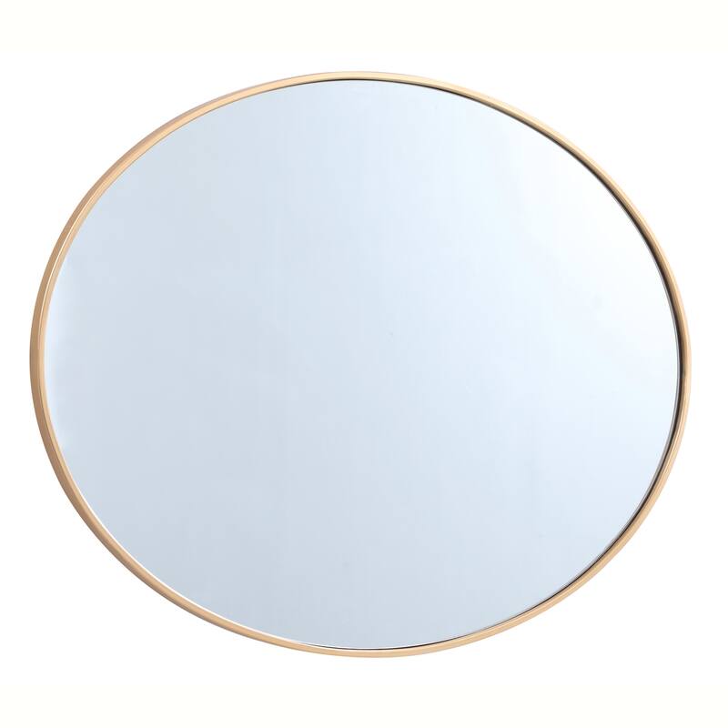 Carson Carrington Labbemala Metal Frame Oval Mirror
