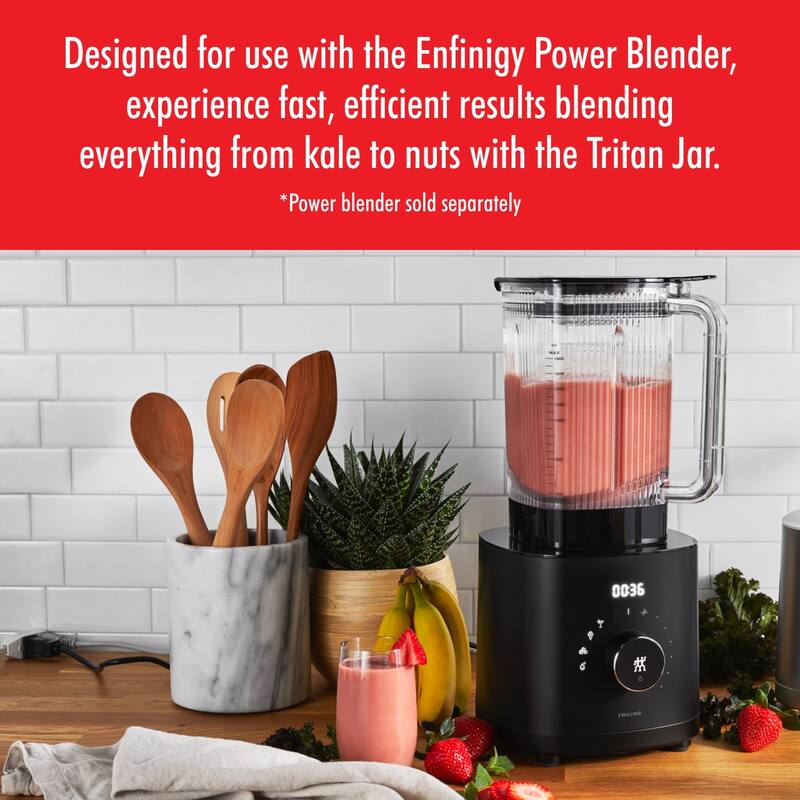 ZWILLING Enfinigy 48-oz Power Blender Jar with Cross Blade and Vacuum Lid