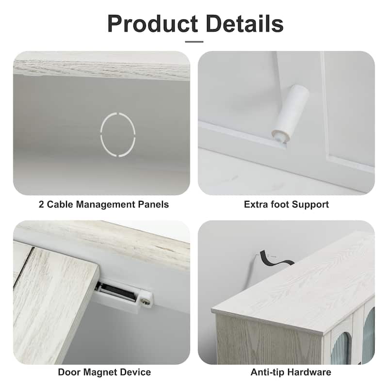 TV Stand with Storagefor TV's up to 45" - 45*26*16