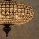 preview thumbnail 28 of 95, Retro French 4/5-Light Antique Brass Globe Crystal Chandelier for Living/Dining Room