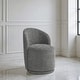 preview thumbnail 3 of 9, Modern Armless 360-Degree Swivel Dining Chair Barrel Chair