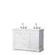 Option White, Chrome Trim, White Quartz Top